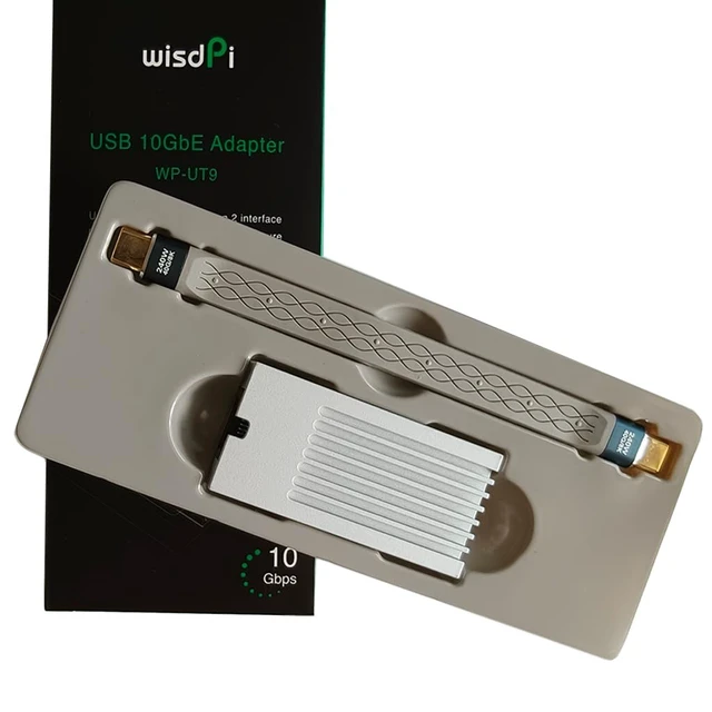 Alt view image 5 of 5 - USB C to 10GbE Ethernet Adapter,10G USB 3.2 Gen 2x2 RJ45 Realtek RTL8159 | 10G USB Network Adapter, Realtek chip, Wired LAN Network Connection, Network Converter for Laptop, Linux PC, Macbook