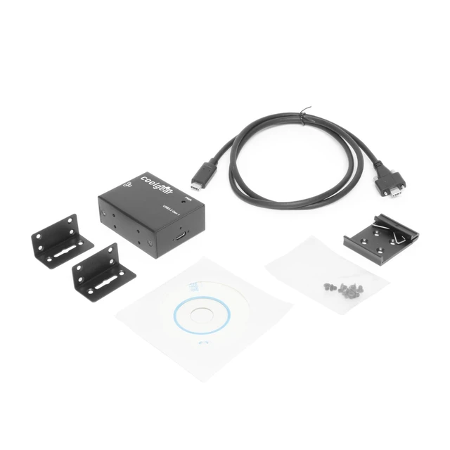 Alt view image 5 of 5 - Coolgear Industrial USB-C to Ethernet Adapter - Gigabit Speed, Screw Lock Cable, Surge Protection, Industrial Grade for Factory, Kiosk & Field Use