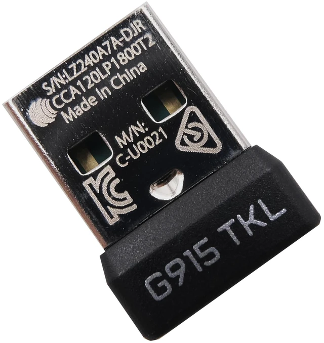 Main image of NoirVogel New USB Dongle Keyboard Receiver Adapter Replacement for Logitech G915 TKL Lightspeed Wireless Mechanical Gaming Keyboard