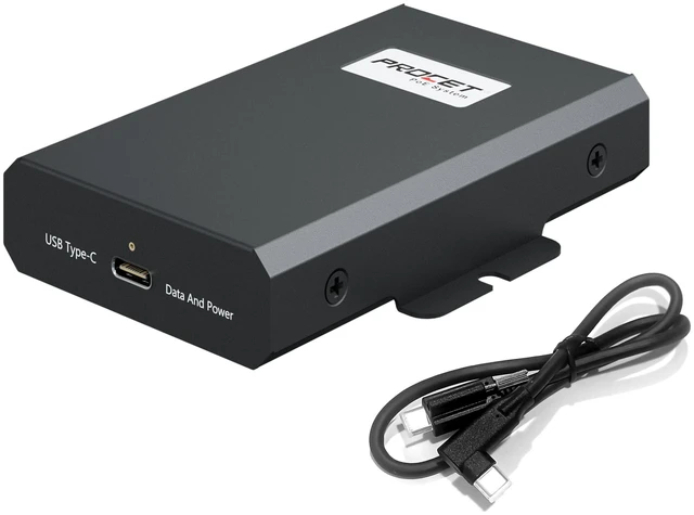 Main image of PROCET Gigabit PoE to USB C Converter up to 60W RJ45 to C Type Power with Ethernet Connectivity, Wide Working Temp -4 to 131 for Echo Hub, Home Assistant, Beosound A5, VR Quest, Tablet, iPad, Laptop