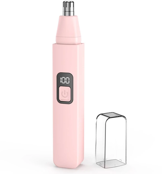 Main image of VOTEYO Nose Hair Trimmer Rechargeable Cordless Painless Ear Eyebrow Trimming Tool Dual Edge Blades Razor Easy Cleansing with LED Light for Man Woman Tp