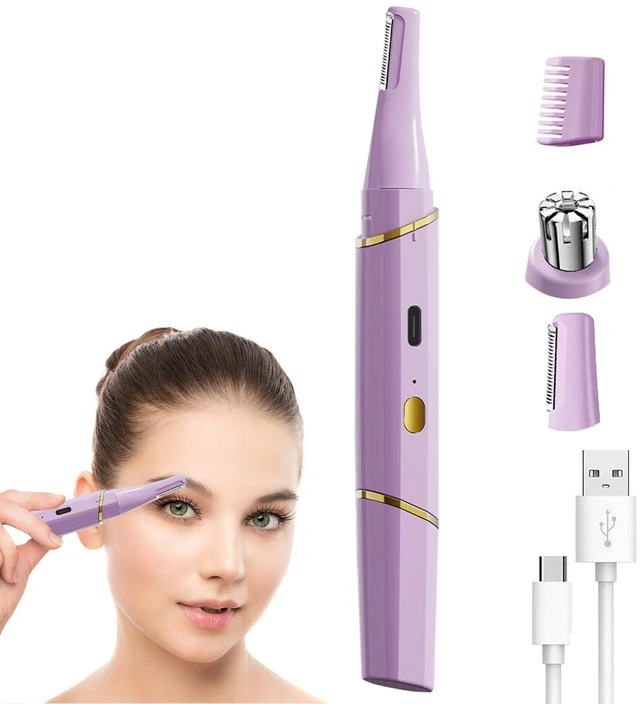 Main image of XYOUWEI XYOWEI Electric Eyebrow Trimmer for Women, Rechargeable Cordless Eyebrow Razors and Nose Hair Trimmer
