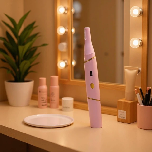 Alt view image 6 of 6 - XYOUWEI XYOWEI Electric Eyebrow Trimmer for Women, Rechargeable Cordless Eyebrow Razors and Nose Hair Trimmer