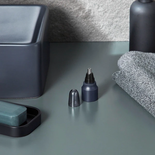 Alt view image 2 of 3 - Panasonic MultiShape Nose & Ear Hair Trimmer Attachment Head, Pair with Rechargeable Battery Base Sold Separately, Electric Shaver Trimmer for Beard and Hair, Cordless Waterproof Wet/Dry - ER-CNT1-A