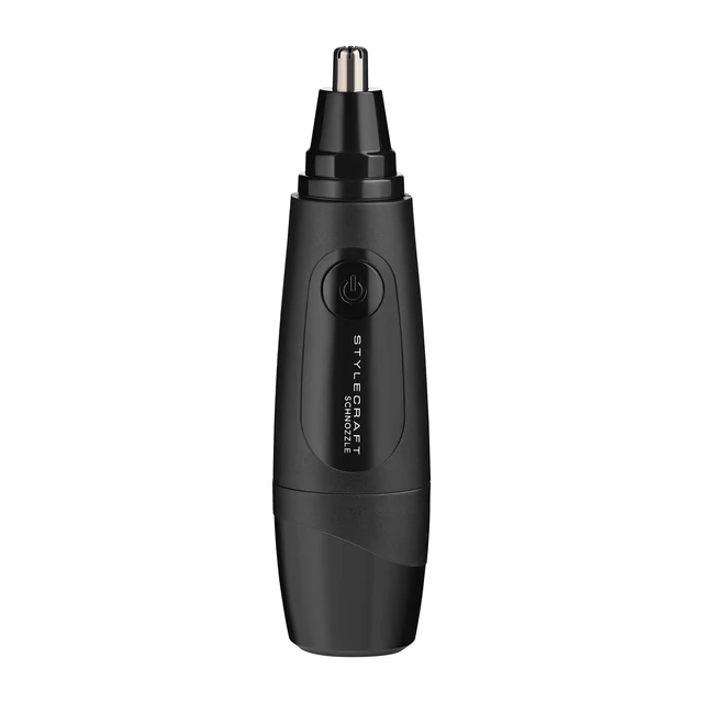 Alt view image 3 of 7 - STYLECRAFT Schnozzle Cordless Water Resistant Nose & Ear Trimmer | Portable, LED Light, Matte Black, Pain Free