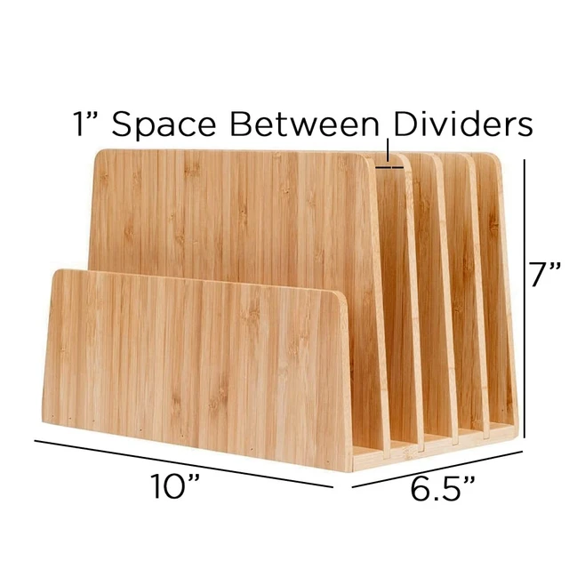Alt view image 2 of 7 - MobileVision Bamboo Multi Device Organizer for Smartphones, Tablets and Laptops, 5 Slots
