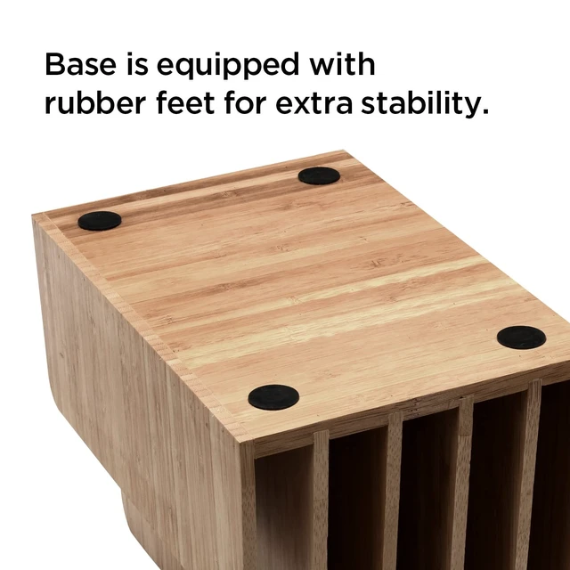 Alt view image 3 of 7 - MobileVision Bamboo Multi Device Organizer for Smartphones, Tablets and Laptops, 5 Slots