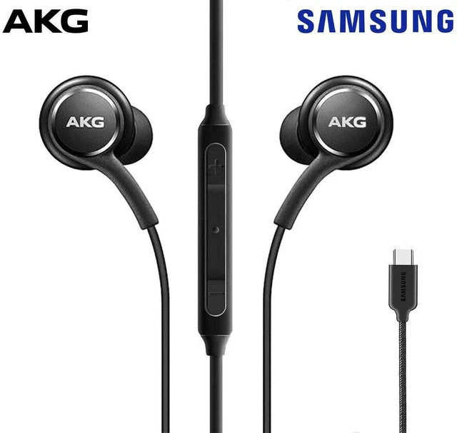 Alt view image 9 of 12 - in-Ear Wired Earbuds with Microphone USB-C Earbuds with Braided Cable AKG Headphones with Mic Compatible with Samsung Galaxy S24 Ultra, S24+, S24, S23, S22, S21, S10, S10E & iPhone 15 Series
