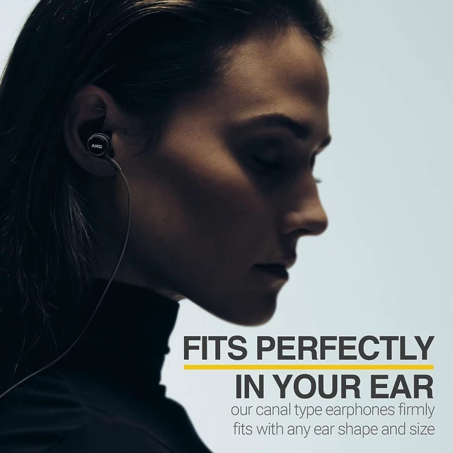Alt view image 12 of 12 - in-Ear Wired Earbuds with Microphone USB-C Earbuds with Braided Cable AKG Headphones with Mic Compatible with Samsung Galaxy S24 Ultra, S24+, S24, S23, S22, S21, S10, S10E & iPhone 15 Series