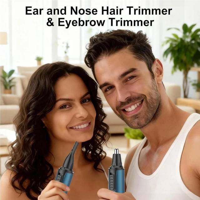 Alt view image 13 of 14 - Nose Hair Trimmer for Men,2026 Professional 3 in 1 Painless RechargeableEar and Nose Trimmer,IPX7 Waterproof Eyebrow Facial Hair Trimmer Body Grooming Kit Dual EdgeBlades