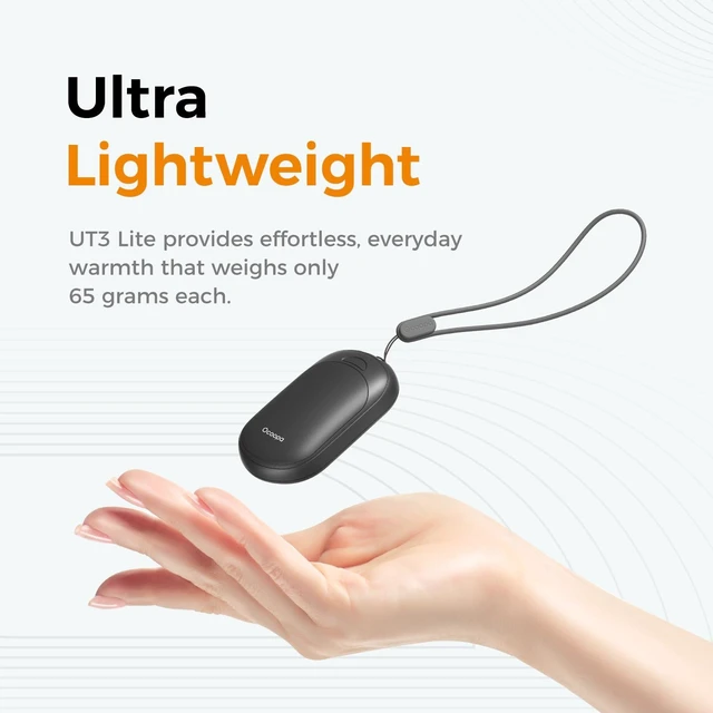 Alt view image 13 of 14 - Magnetic Rechargeable Hand Warmers, 16 Hrs Total Warmth 2-Pack, Ultra-Thin Portable Electric Hand Warmer 3 Heat Levels, Raynaud's Relief, Ideal Golf, Hunting, Camping, Winter Gifts, UT3 Lite