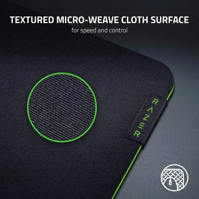 Alt view image 9 of 14 - Gigantus V2 Cloth Gaming Mouse Pad (Large): Thick, High-Density Foam - Non-Slip Base - Classic Black