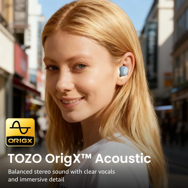 Alt view image 13 of 14 - Wireless Earbuds Bluetooth 5.3 Light Weight in Ear IPX5 Waterproof Headphones 2 Mic for AI Calls, Immersive Premium Sound Bass Headset with Charging Case, 32 Presets EQ Customization via App