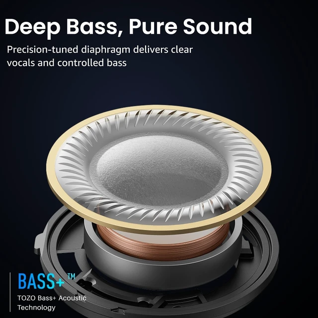 Alt view image 9 of 14 - Wireless Earbuds Bluetooth 5.3 Light Weight in Ear IPX5 Waterproof Headphones 2 Mic for AI Calls, Immersive Premium Sound Bass Headset with Charging Case, 32 Presets EQ Customization via App