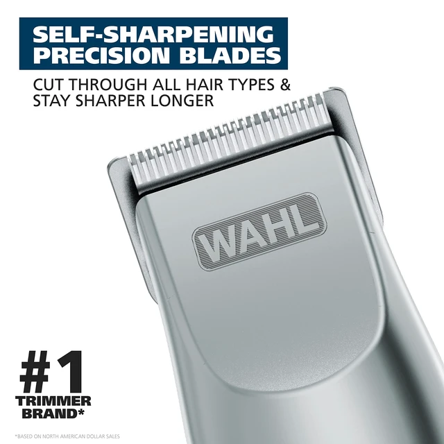 Alt view image 8 of 12 - Groomsman Battery Facial Hair Trimmer for Beard & Mustache Trimming