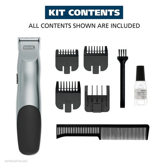 Alt view image 12 of 12 - Groomsman Battery Facial Hair Trimmer for Beard & Mustache Trimming