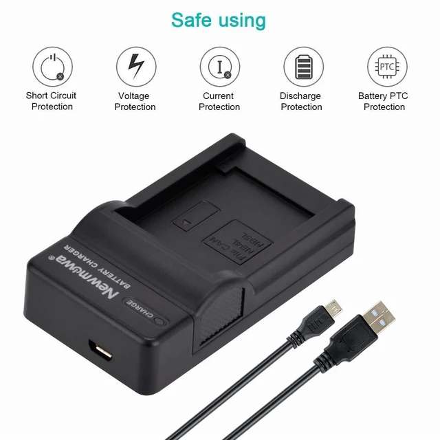Alt view image 12 of 14 - NB-5L Replacement Battery (2-Pack) and Portable USB Charger Kit for Canon NB-5L and Canon PowerShot S100, S110, SD790IS, SD850IS, SD870IS, SD880IS, SD890IS, SD970IS, SX200IS, SX210IS