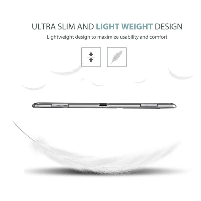 Alt view image 9 of 10 - ProCase Smart Case for iPad Pro 12.9 1st and 2nd Generation (2015 and 2017 Model), Stand Cover Support Auto Sleep/Wake -Grey