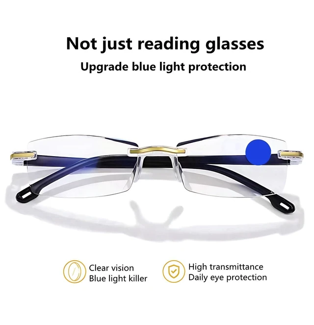 Alt view image 9 of 10 - Aimery Clarity Blue Glasses for Women & men Clarity Blue Light Glasses,Optic X Self Adjusting Eyeglasses - Gaming,Computer Blue Ease Optics Glasses, 99.9% Bluelight Protection & Anti Eyestrain