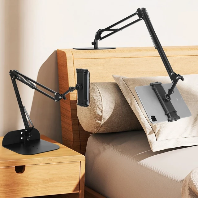 Alt view image 6 of 10 - XCELLENT GLOBAL XG Tablet Holder for Bed Headboard, Sofa, Desk - 360°Adjustable Hands-Free Phone and Tablet Holder - Comfortable Viewing in Any Position