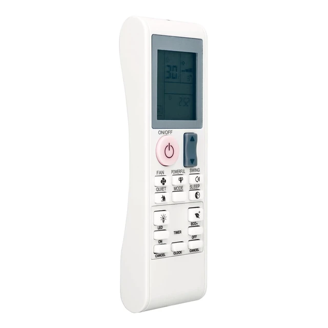 Alt view image 10 of 10 - Replacement Remote Control for DAIKIN GoodmanAC Air Conditioner FTXNG09AXVJU, FTXNG12AXVJU, FTXNG18AXVJU, 2549253, with Backlit, Wall Mounting Bracket
