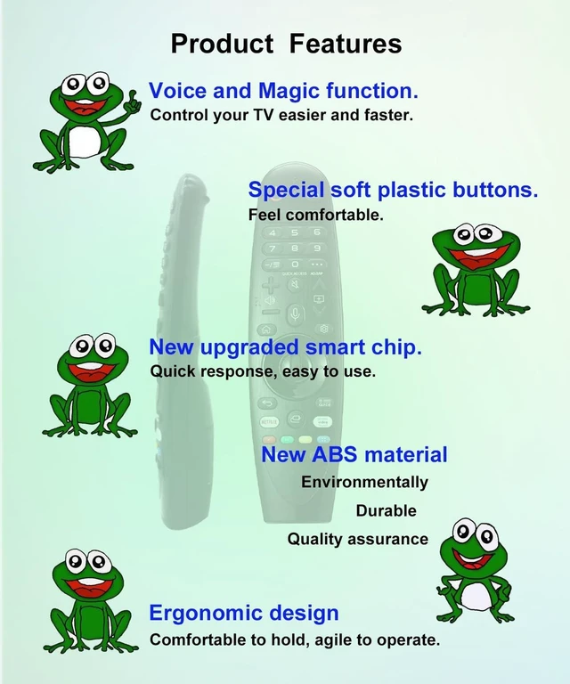 Alt view image 8 of 10 - JISOWA Voice Magic Remote Control for LG Smart TV 75UP8070PUR 55NANO81ANA 65NANO91ANA 75NANO97UNA OLED48CXAUB OLED77CXPUA 49UM6950DUB 50UN8000PUB 65SM8100AUA 70UM7350PUA 70UK6570AUB Replacement