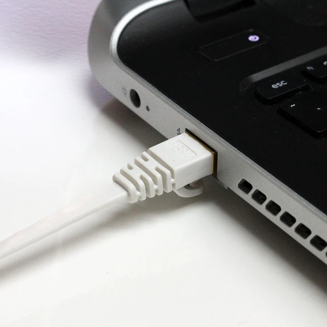 Alt view image 11 of 12 - Tera Grand - 100FT - CAT7 10 Gigabit Ethernet Ultra Flat Patch Cable for Modem Router LAN Network, Gold Plated Shielded RJ45 Connectors, Faster Than CAT6a CAT6 CAT5e, White