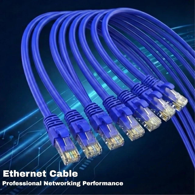 Alt view image 9 of 14 - Cat6 UTP 100% Pure Copper Patch Cord, 0.5-150 FEET Ethernet LAN Cable Fluke Tested (100 FEET)