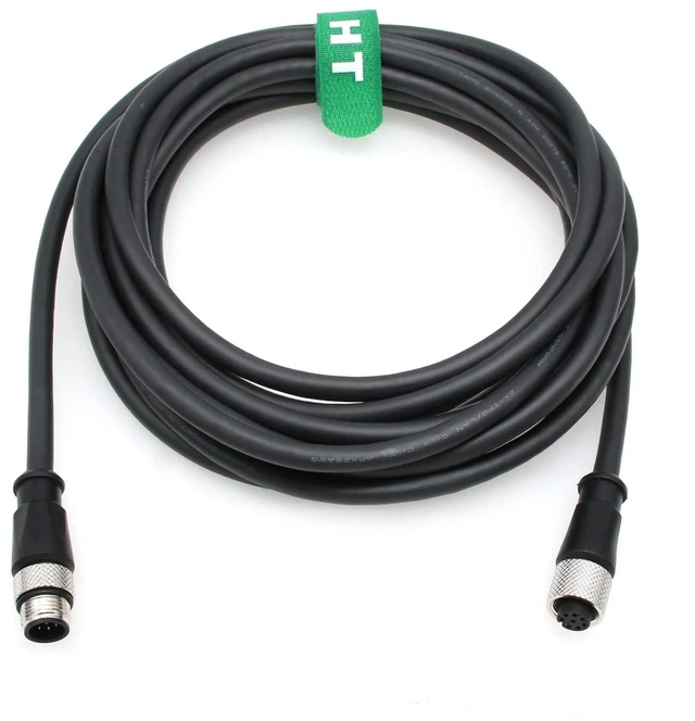 Alt view image 6 of 10 - HangTon Ethernet Extension Cable for Humminbird Helix 7 8 9 10 12 15 G2N to Minn Kota Terrova Motor, Fish Finder Network Switch, 8 Pin Male Female, Waterproof 3m