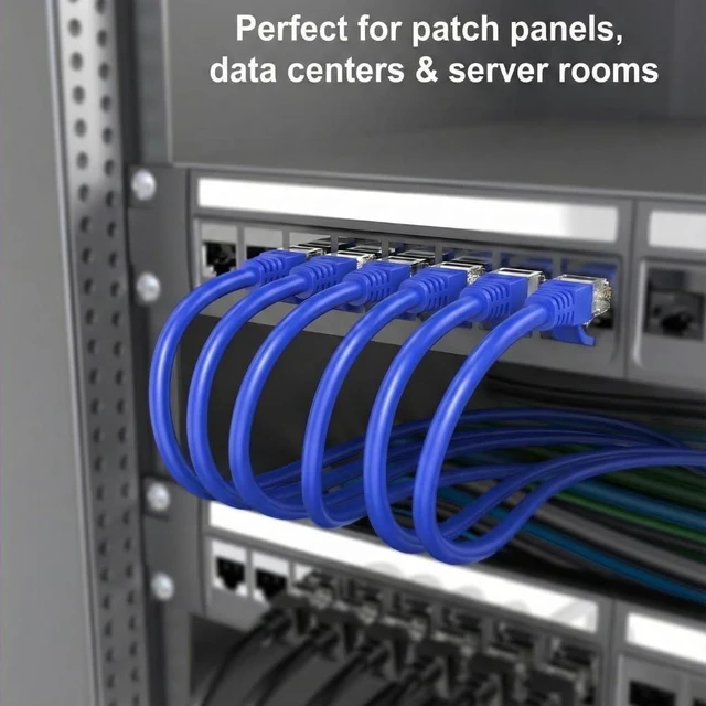Alt view image 14 of 14 - Cat6 UTP 100% Pure Copper Patch Cord, 0.5-150 FEET Ethernet LAN Cable Fluke Tested (100 FEET)