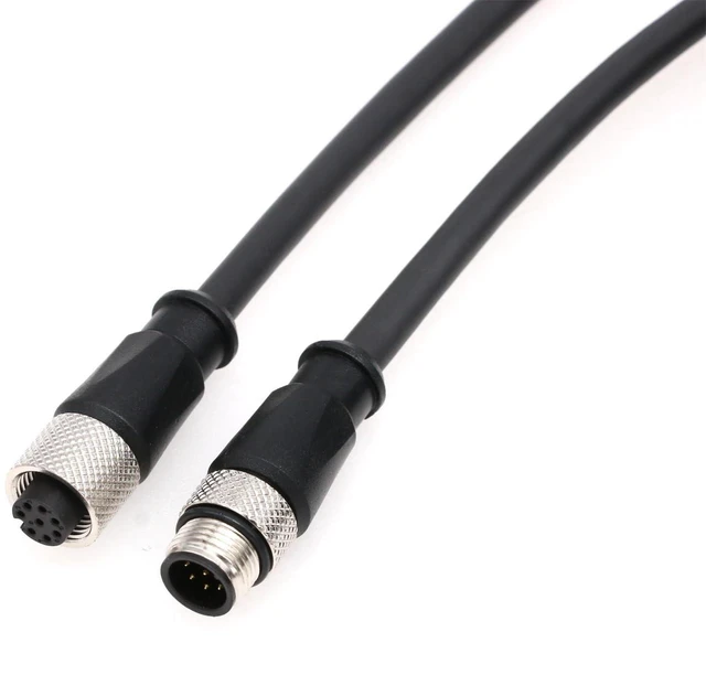 Alt view image 7 of 10 - HangTon Ethernet Extension Cable for Humminbird Helix 7 8 9 10 12 15 G2N to Minn Kota Terrova Motor, Fish Finder Network Switch, 8 Pin Male Female, Waterproof 3m