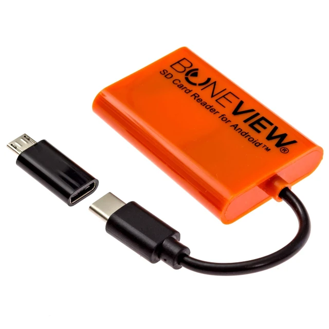 Alt view image 9 of 10 - SD Card Reader for Android - Type C USB Trail Camera Viewer by BoneView - Backup Play Save and Share Deer Hunting Photo & Video from Game Cam Memory Chips on Most USB-C Smart Phones