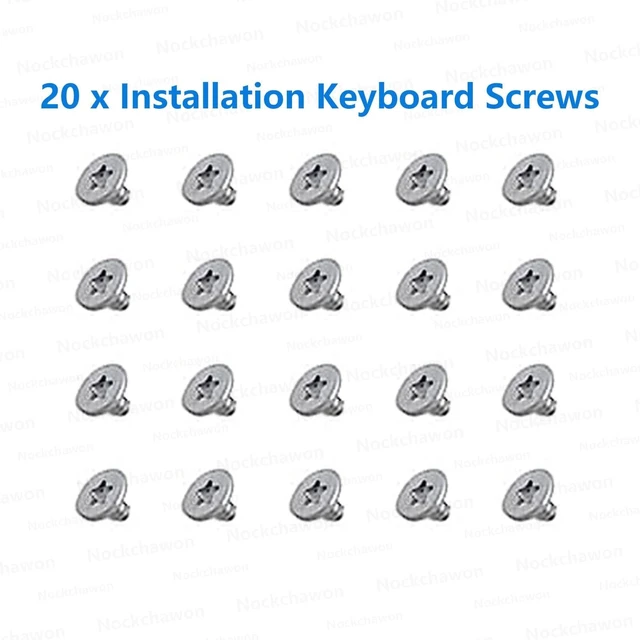 Alt view image 10 of 10 - Keyboard (US English) + Screws Kit Replacement for MacBook Pro 13" A2338 2020 Keyboard