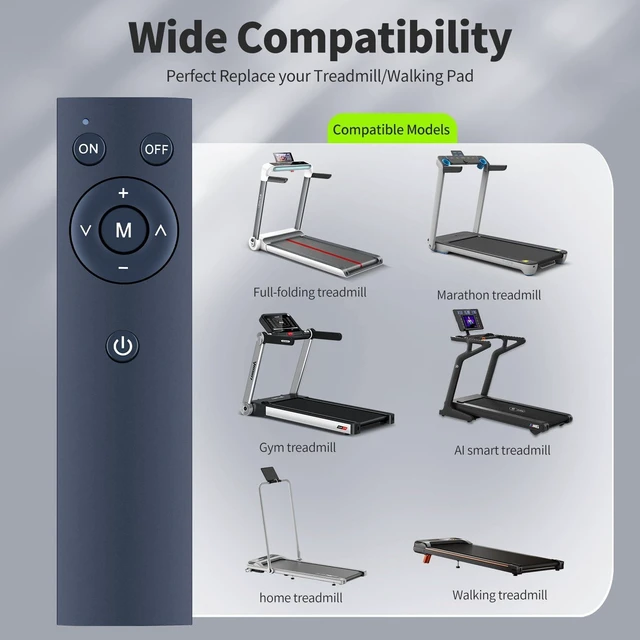 Alt view image 8 of 10 - FQOUG Replacement Remote Control for Trailviber Walking Pad Treadmill, Compatible with Model X01