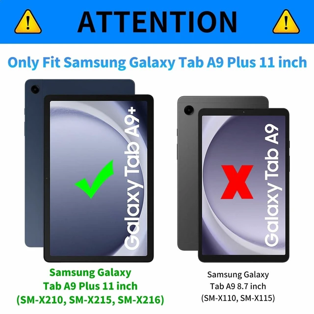 Alt view image 7 of 10 - for Samsung Galaxy Tab A9 Plus Case 2023 Galaxy Tab A11 Plus Case 2025 11 inch with Adjustable Stand & Auto Wake/Sleep Feature Smart Protect Cover - Purple Rose and Blue Butterfly