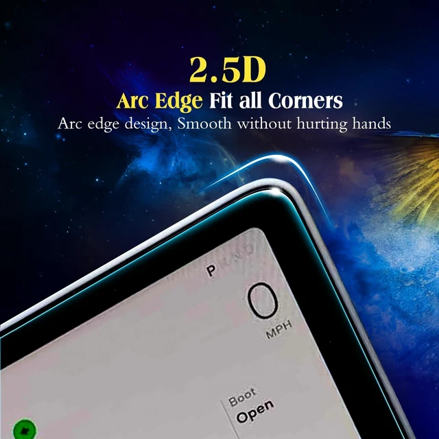 Alt view image 8 of 10 - EUEKY 2023 2024 Chevy Tahoe Suburban& GMC Yukon Dual 12.6-inch Rear-Seat Media Tempered Glass Screen Protector 2021-2024 Cadillac TV screen protector Escalade Accessories 2023 (2 Pack)