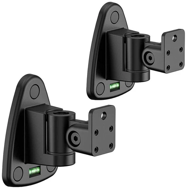 Alt view image 6 of 10 - Adjustable Speaker Wall Mounts Pair for Samsung HW-Q990D/Q990F/Q990C/Q990H/Q800F/Q900F, Heavy Duty Wall Brackets for SWA-9500S/9250S/9200S/SWA-W200D Samsung Rear Speaker Mounts WR Keyhole&