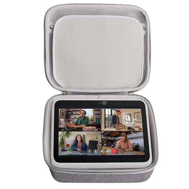 Alt view image 6 of 10 - Tourmate Hard Carrying Case for Facebook Meta Portal Go - Portable Smart Video Calling 10 Touch Screen, Protective Carrying Storage Bag