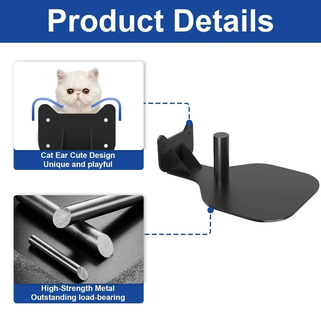 Alt view image 9 of 10 - Maozhren Upgraded Speaker Wall Mount for Bose S1 Pro/S1 Pro+, Hidden Wall Mount Speaker Bracket for Bose Speakers Mounting Bracket, Black
