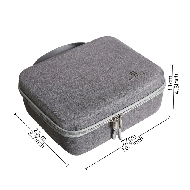 Alt view image 8 of 10 - Tourmate Hard Carrying Case for Facebook Meta Portal Go - Portable Smart Video Calling 10 Touch Screen, Protective Carrying Storage Bag