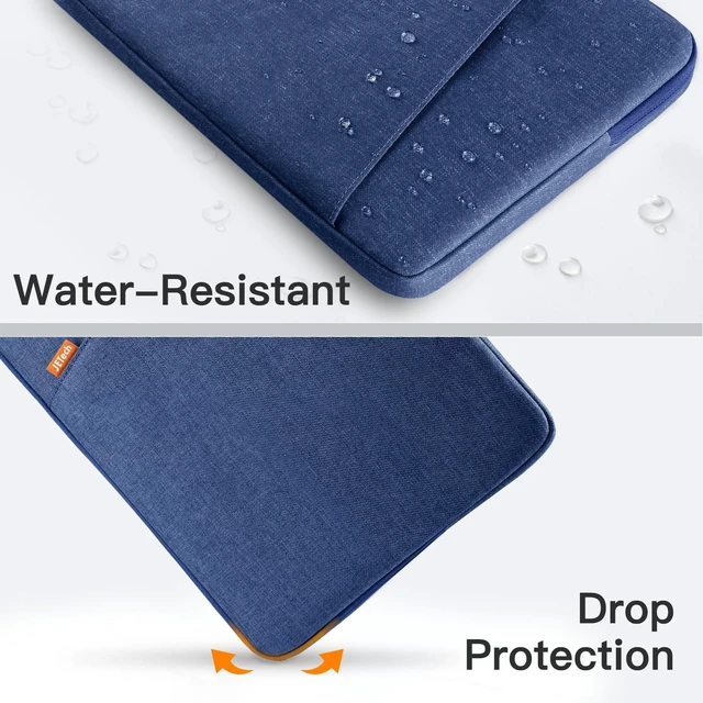 Alt view image 10 of 10 - JETech Laptop Sleeve for 13-14Inch MacBook Air/Pro (M5/M4/M3/M2/M1) 2020-2025, 13-13.6 Inch Notebook, Waterproof Shock Resistant Bag Case with Accessory Pocket (Cobalt Blue)