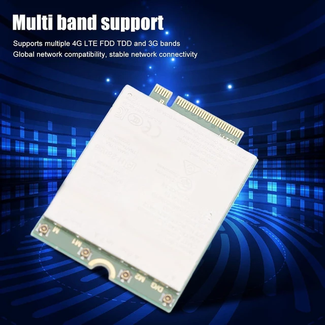 Alt view image 9 of 14 - CCYLEZ for Latitude 5440 5540 7340 Precision 3480 WWAN Network Card, DW5823E L860-GL 4G LTE Module M.2 Interface with eSIM, Replacement for 10/11