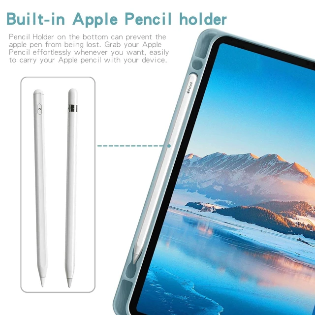 Alt view image 10 of 10 - Touch Keyboard Case for Samsung Galaxy Tab S6 Lite 10.4 Inch 2024/2022/2020 Model (SM-P620/P625/P613/P619/P610/P615), with Pencil Holder - Magnetically Detachable Touch Bluetooth Keyboard (Blue)