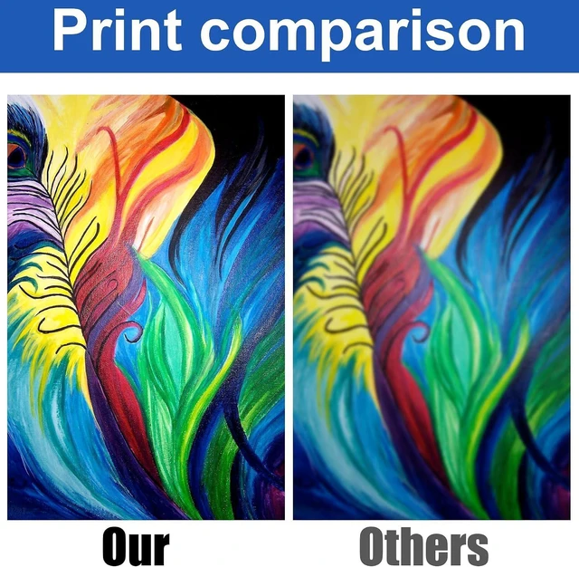 Alt view image 12 of 14 - LC203XL Ink Cartridges LC203 LC201 High Yield Ink Cartridges 5 Pack