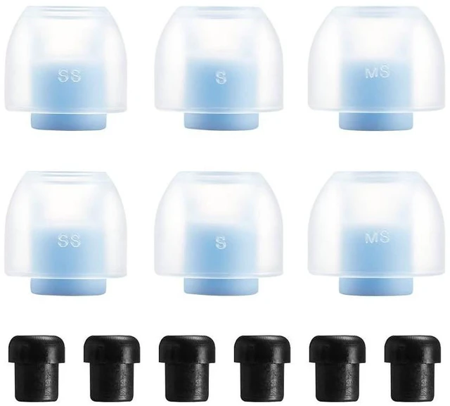 Alt view image 7 of 10 - AZLA SednaEarfit Origin (SS/S/MS) - Earbud Tips for Noise Cancelling Headphones Eartips Compatible with Wired Headphones, Wired Earbuds, Noise Cancelling Earbuds
