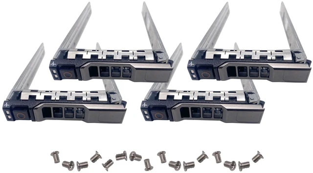 Alt view image 5 of 8 - BestParts 4-Pack 2.5" SFF SAS SATA Drive Tray Caddy Compatible with Dell PowerEdge T440 T640 T430 T630 T620 T710 R330 R530 R520 R720 R720XD R310 R510 R515 R410 R710 MD3600 MD3400 with Screws