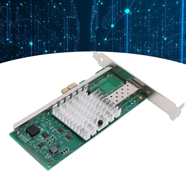 Alt view image 11 of 14 - 10G SFP PCIE Network Card, 82599EN Chip 10GB PCIE x1 Fiber Ethernet Adapter, with Single Mode Multi Mode DAC Cables Support, for VMware Server
