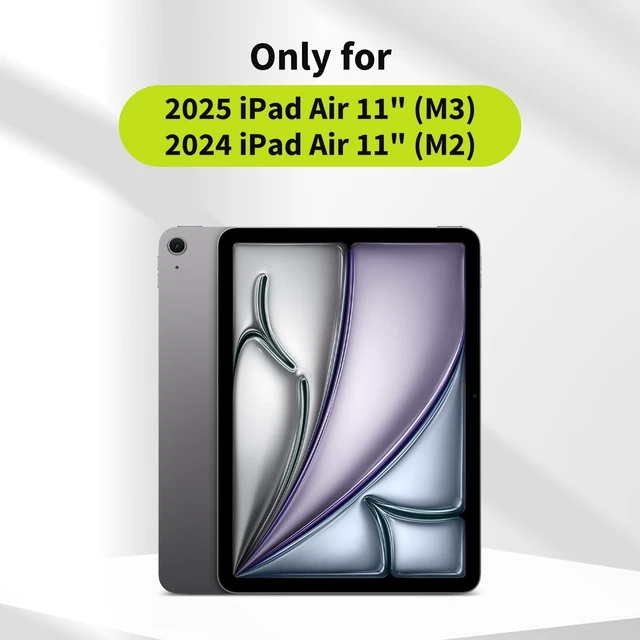 Alt view image 7 of 10 - SwitchEasy CoverBuddy Lite for 2024 &2025 iPad Air 11" - Case Compatible with Magic Keyboard for iPad Air (M2/M3), with Apple Pencil Pro Pencil Holder - Black