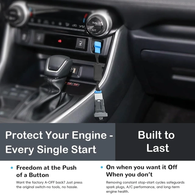 Alt view image 7 of 10 - Auovo Start Stop Eliminator for 2020-2025 Toyota RAV4 A-Off Disable/Canceller/Delete Auto Start Stop Function