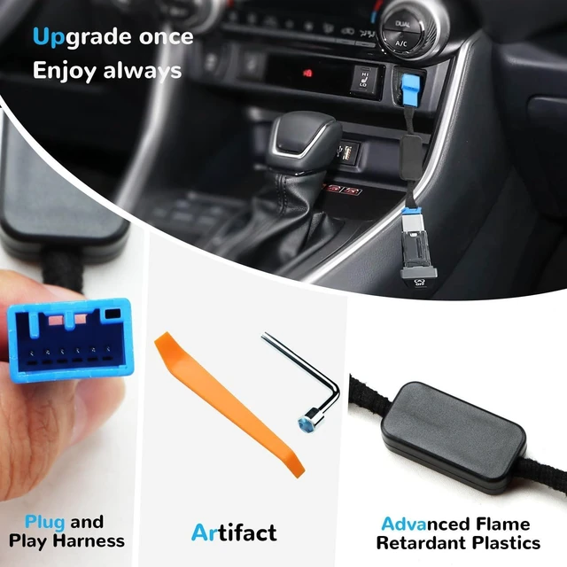 Alt view image 10 of 10 - Auovo Start Stop Eliminator for 2020-2025 Toyota RAV4 A-Off Disable/Canceller/Delete Auto Start Stop Function